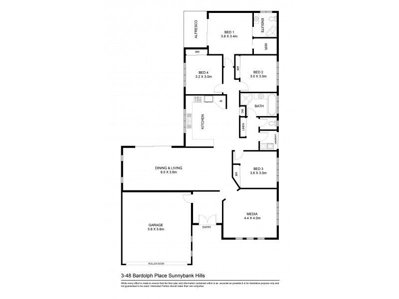 3/48 Bardolph Place, Sunnybank Hills QLD 4109 Floorplan