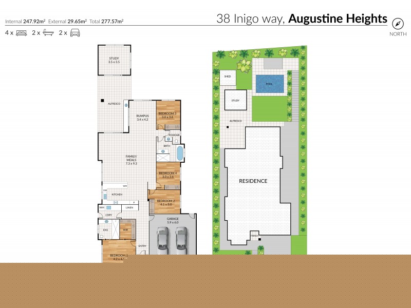 38 Inigo Way, Augustine Heights QLD 4300 Floorplan