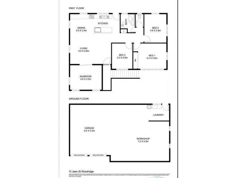 12 Jean Street, Woodridge QLD 4114 Floorplan