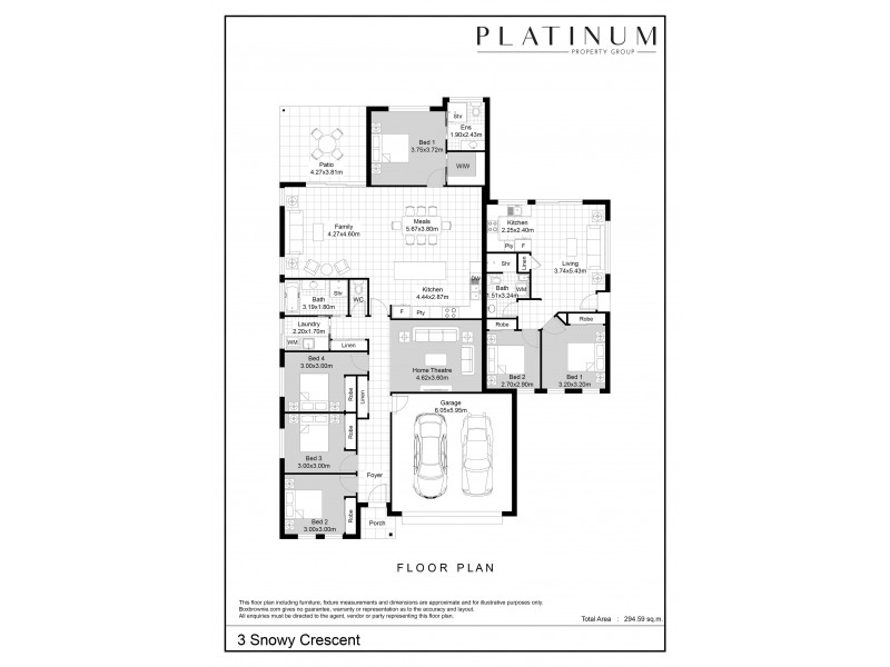 3 Snowy Crescent, Dubbo NSW 2830 Floorplan