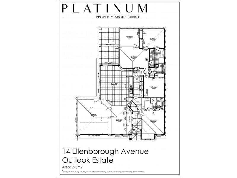 14 Ellenborough Avenue, Dubbo NSW 2830 Floorplan