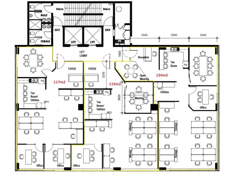 903/490 Upper Edward Street, Spring Hill QLD 4000 Floorplan