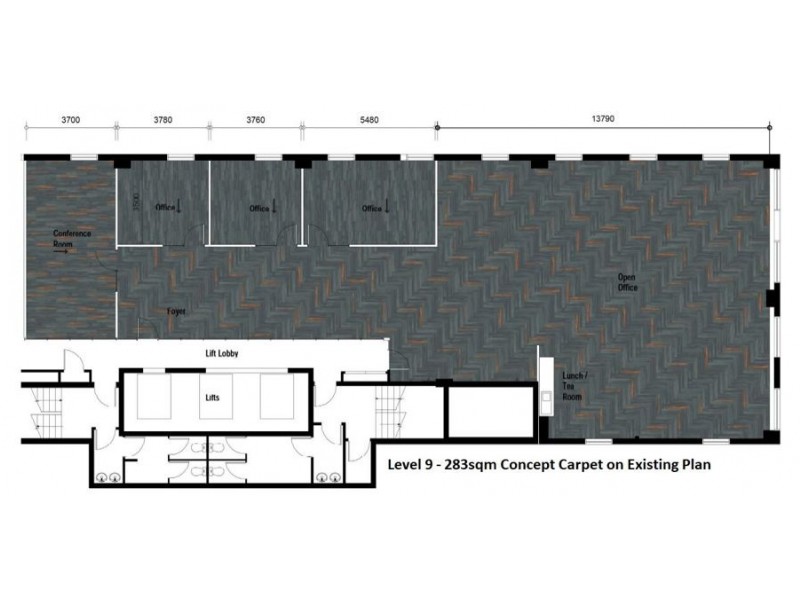 9b/87 Wickham Street, Spring Hill QLD 4000 Floorplan