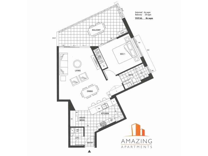 50 Connor Street, Kangaroo Point QLD 4169 Floorplan