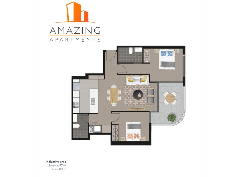 58 Hope Street, South Brisbane QLD 4101 Floorplan