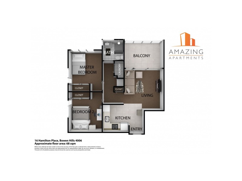 16 Hamilton Place, Bowen Hills QLD 4006 Floorplan