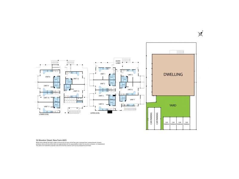 12/56 Moreton Street, New Farm QLD 4005 Floorplan