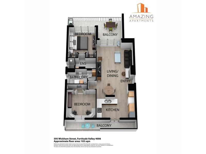 1000 Ann Street, Fortitude Valley QLD 4006 Floorplan