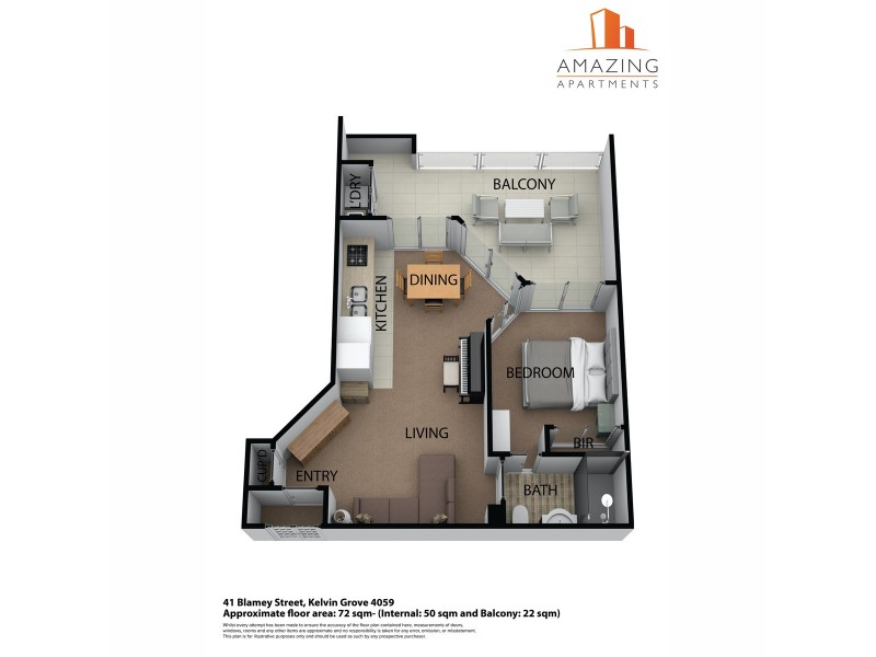 41 Blamey Street, Kelvin Grove QLD 4059 Floorplan