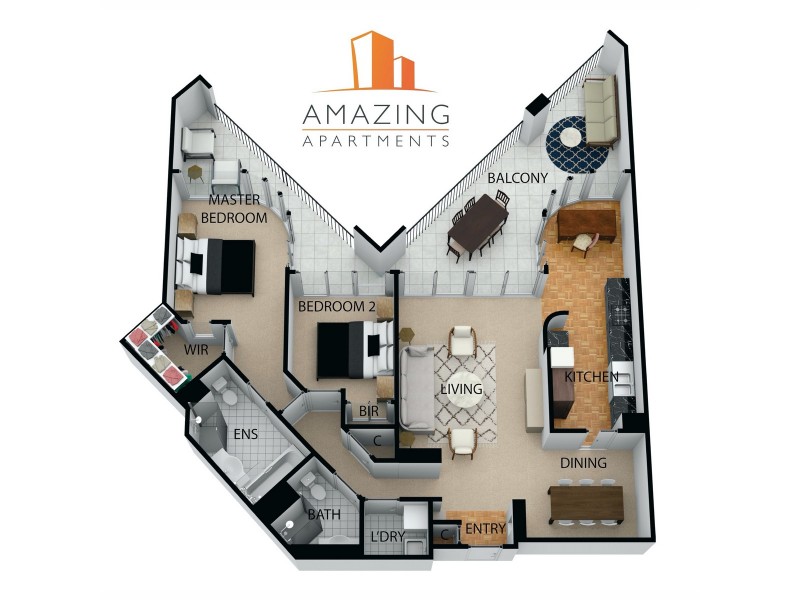 12 Edward Street, Brisbane City QLD 4000 Floorplan