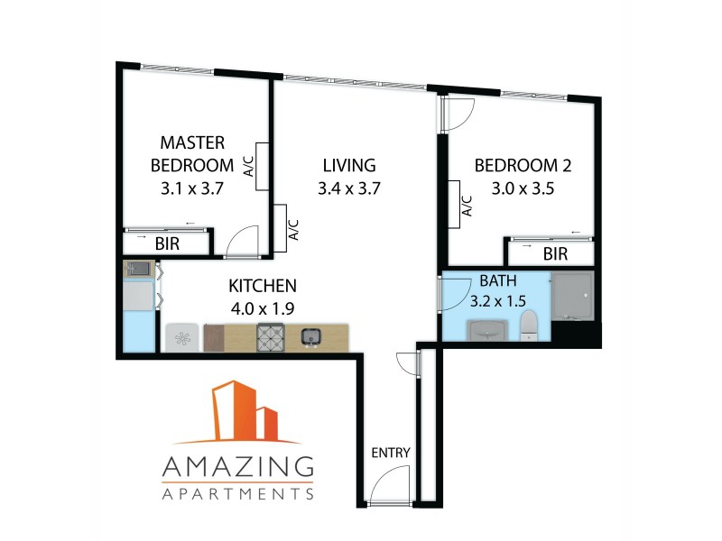 338 Water Street, Fortitude Valley QLD 4006 Floorplan