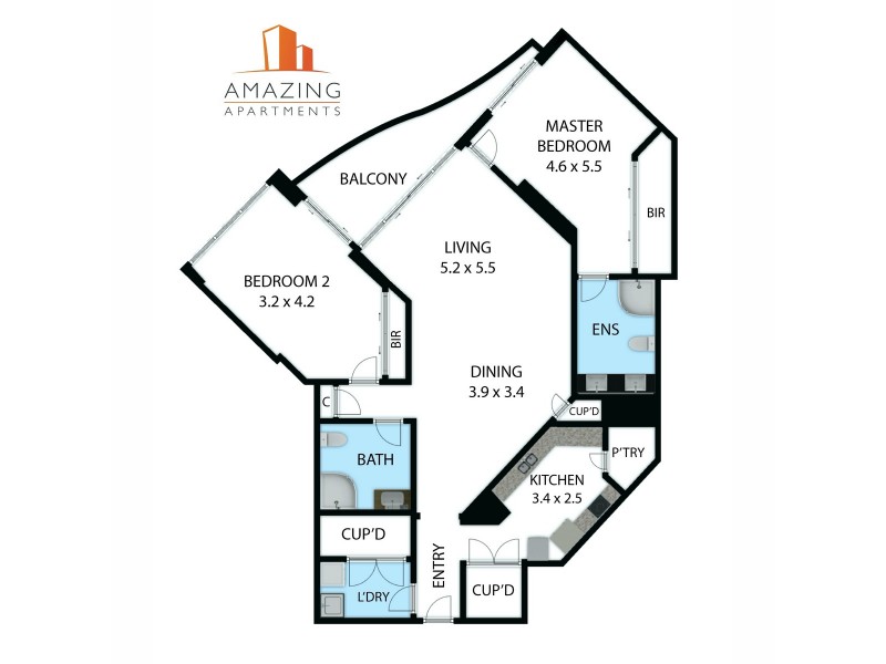 501 Queen Street, Brisbane City QLD 4000 Floorplan
