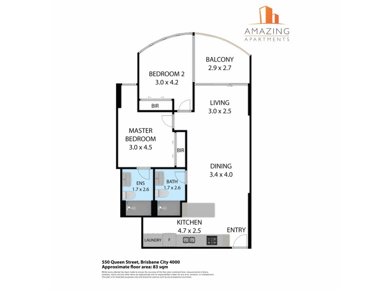550 Queen Street, Brisbane City QLD 4000 Floorplan
