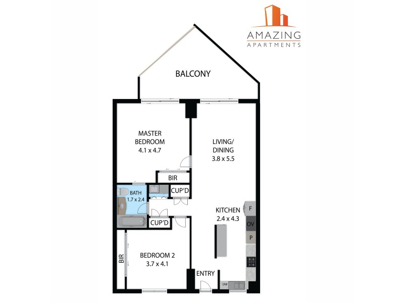 38 Warner Street, Fortitude Valley QLD 4006 Floorplan