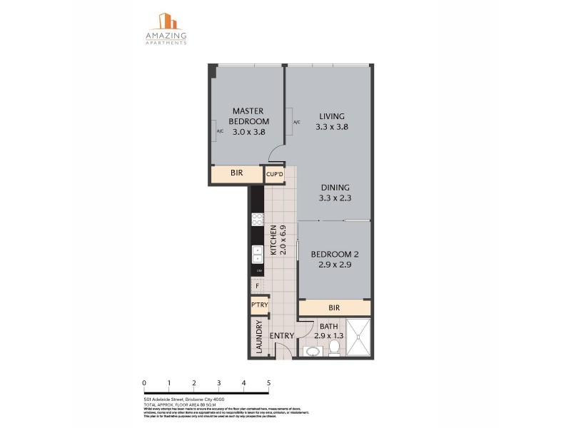 501 Adelaide Street, Brisbane City QLD 4000 Floorplan