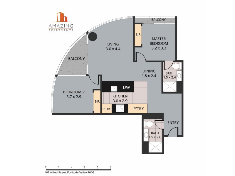 167 Alfred Street, Fortitude Valley QLD 4006 Floorplan