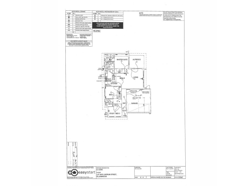 4 Lindrum Street, Ellenbrook WA 6069 Floorplan