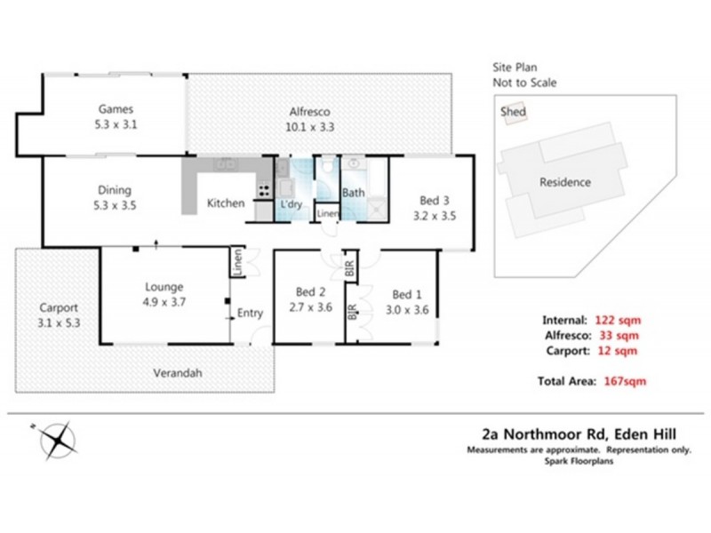 2A Northmoor Road, Eden Hill WA 6054 Floorplan