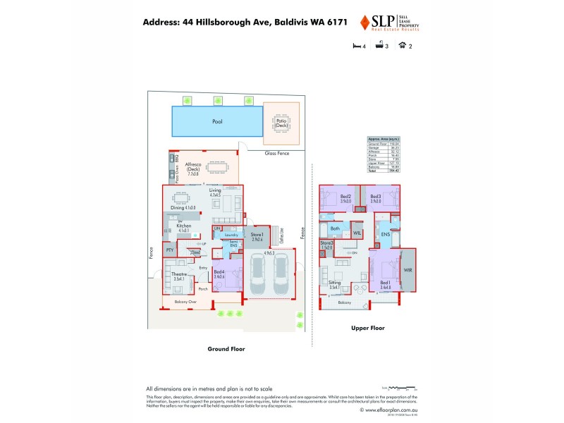 44 Hillsborough Avenue, Baldivis WA 6171 Floorplan