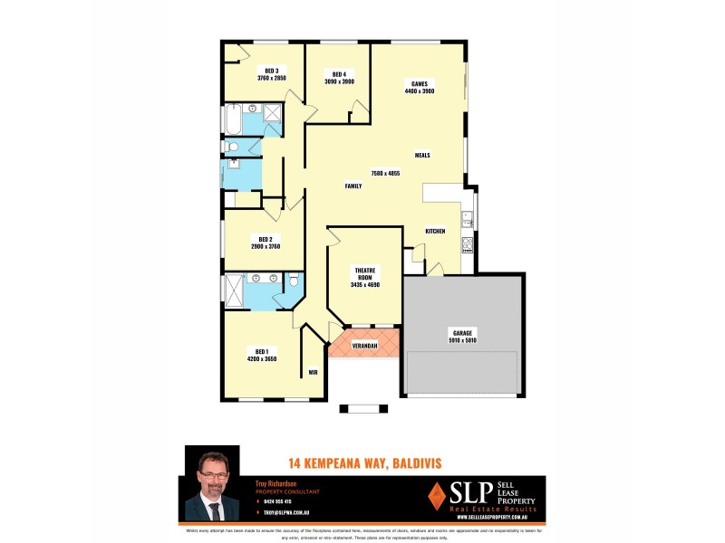 14 Kempeana Way, Baldivis WA 6171 Floorplan