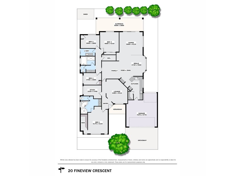 20 Fineview Crescent,, Carramar WA 6031 Floorplan