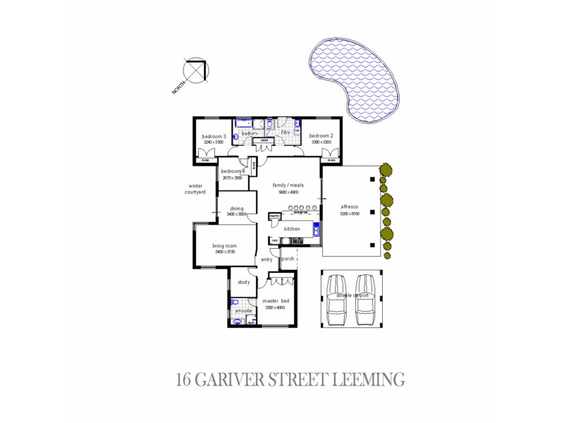 16 Gariver Street,, Leeming WA 6149 Floorplan