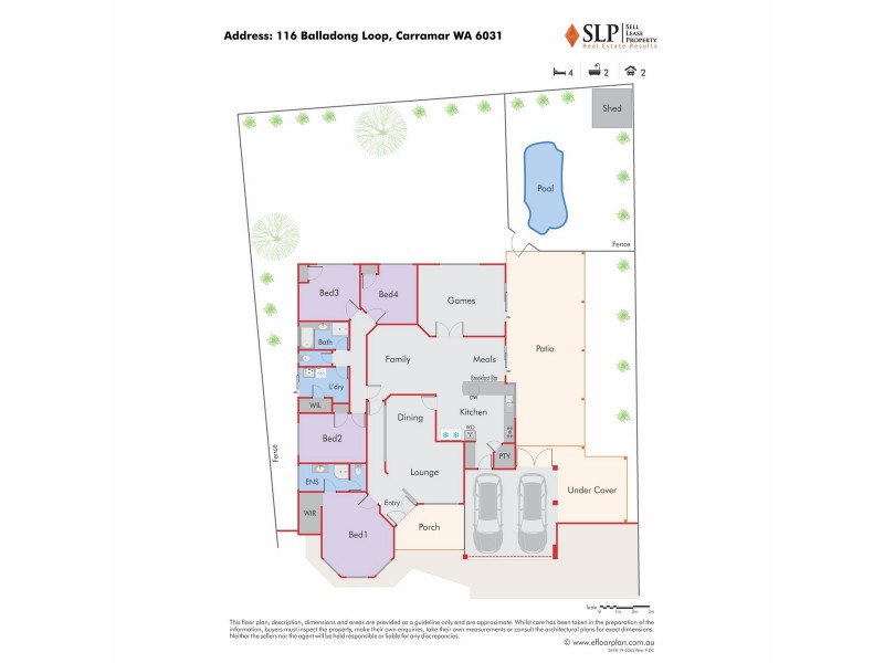 116 Balladong Loop, Carramar WA 6031 Floorplan