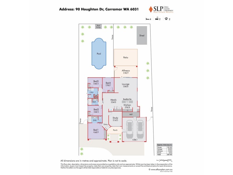 90 Houghton Drive, Carramar WA 6031 Floorplan