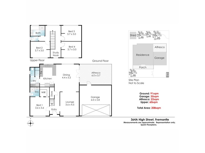 364A High Street, Fremantle WA 6160 Floorplan