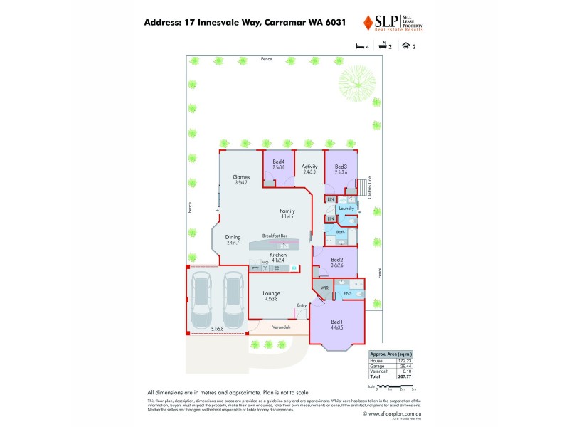17 Innesvale Way, Carramar WA 6031 Floorplan