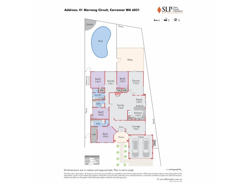 41 Merrang Circuit, Carramar WA 6031 Floorplan