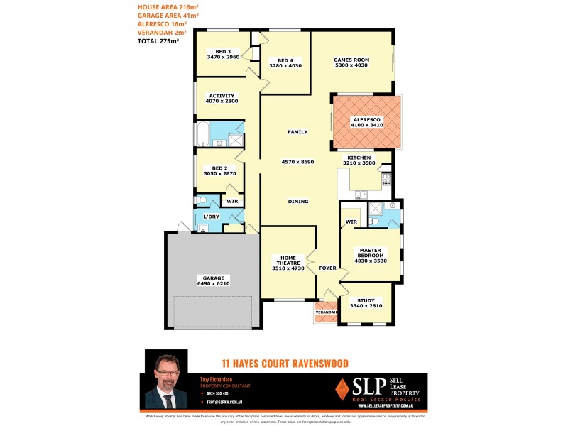 11 Hayes Court, Ravenswood WA 6208 Floorplan