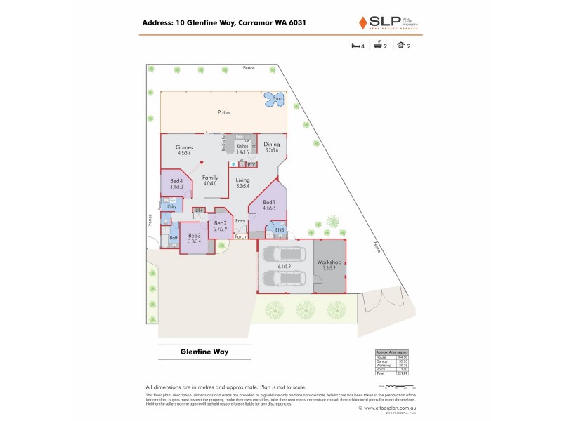 10 Glenfine Way, Carramar WA 6031 Floorplan