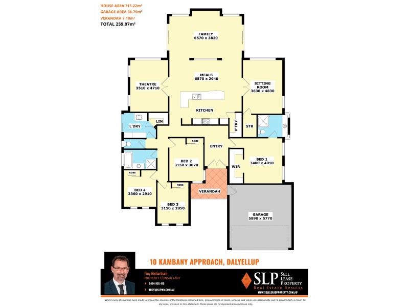 10 Kambany Approach, Dalyellup WA 6230 Floorplan