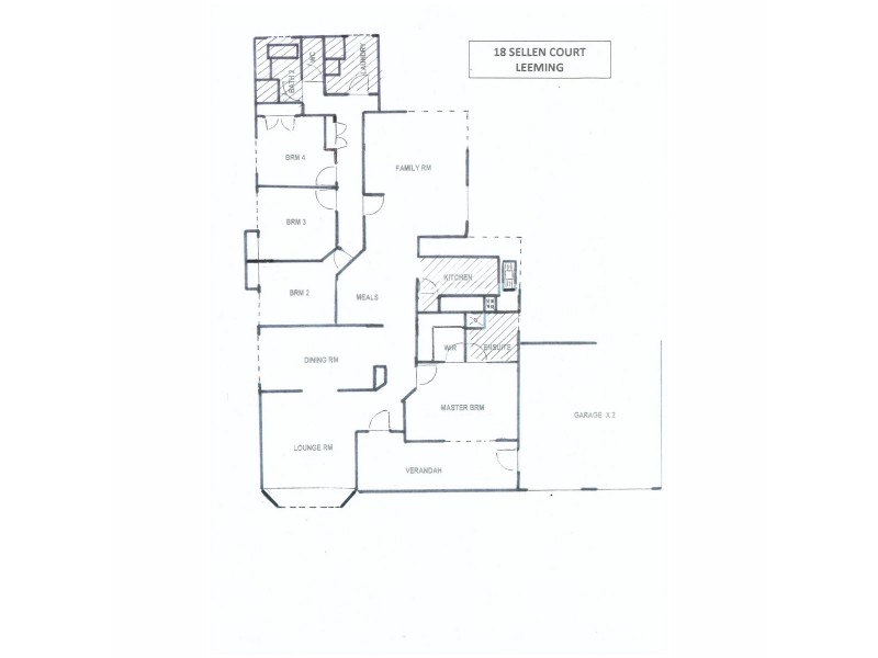 18 Sellen Court, Leeming WA 6149 Floorplan