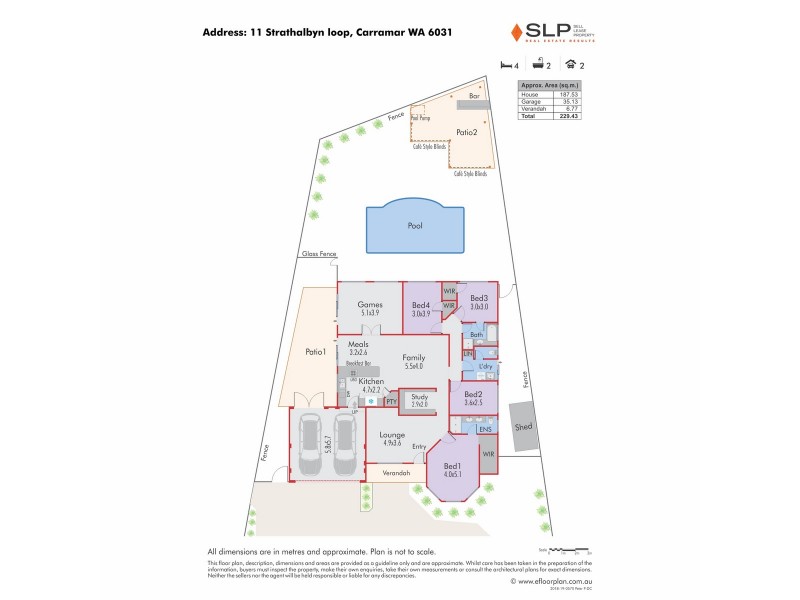 11 Strathalbyn Loop, Carramar WA 6031 Floorplan