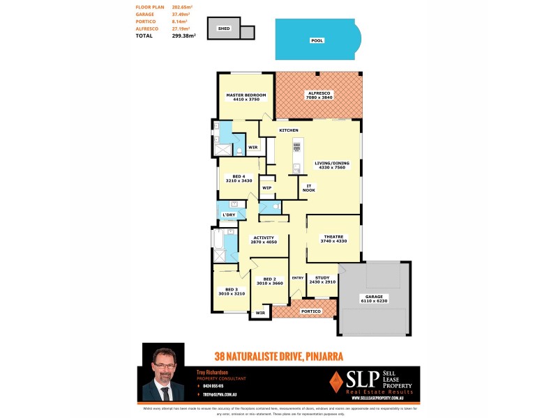 38 Naturaliste Drive, Pinjarra WA 6208 Floorplan