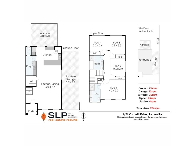 26 A,B&C Osmetti Drive, Somerville WA 6430 Floorplan