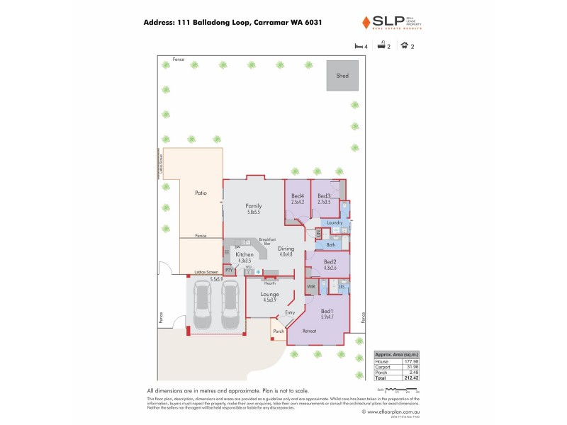 111 Balladong Loop, Carramar WA 6031 Floorplan