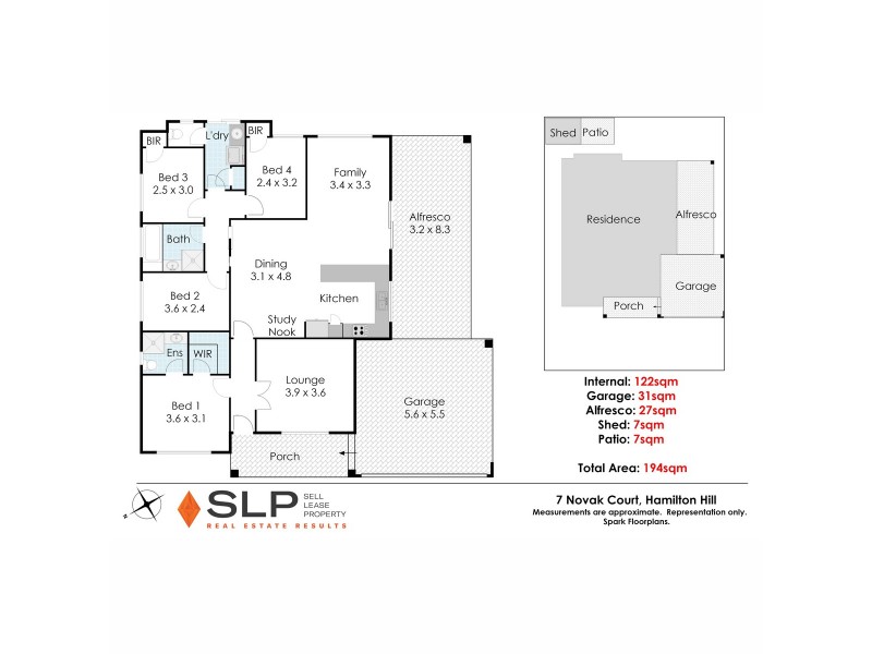 7 Novak Court, Hamilton Hill WA 6163 Floorplan