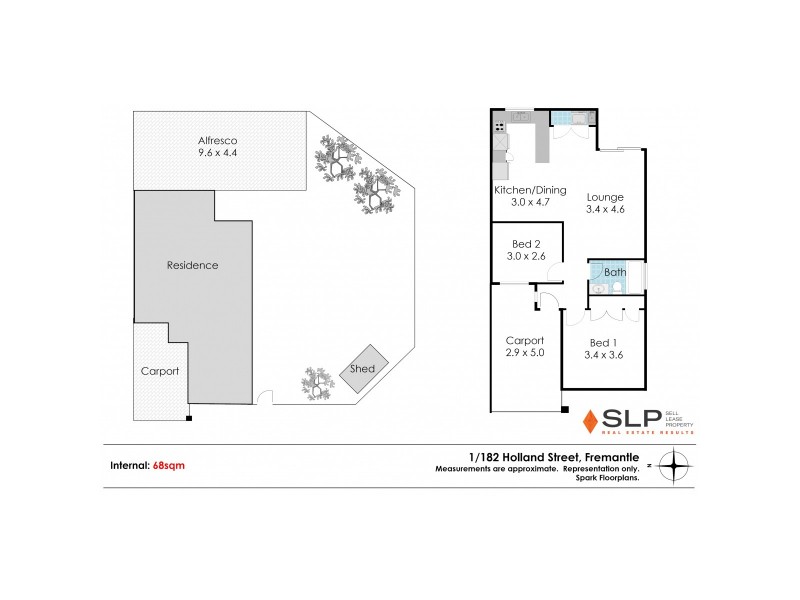 1/182 Holland Street, Fremantle WA 6160 Floorplan