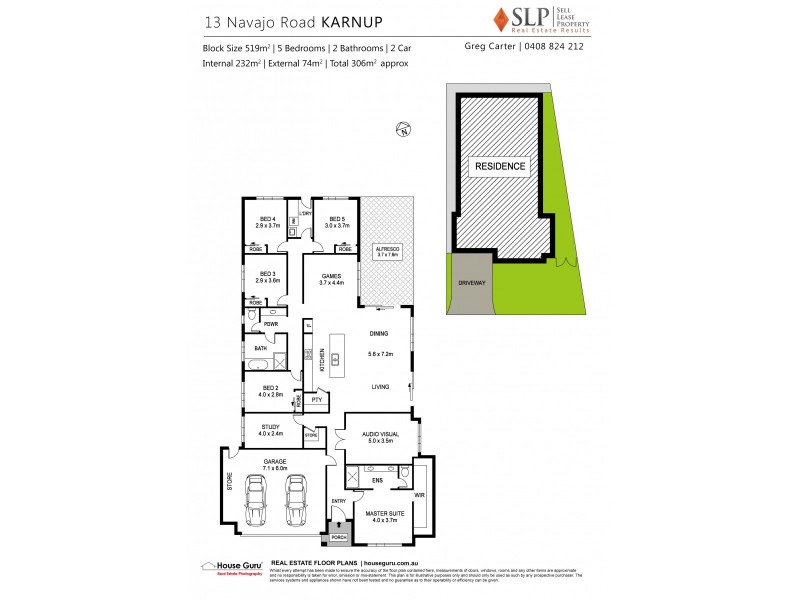 13 Navajo Road, Karnup WA 6176 Floorplan