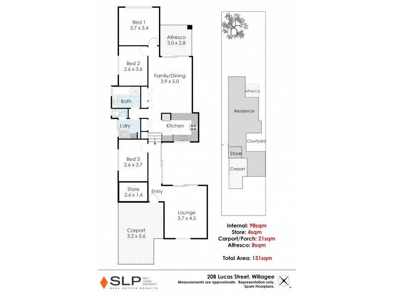 20B Lucas Street, Willagee WA 6156 Floorplan
