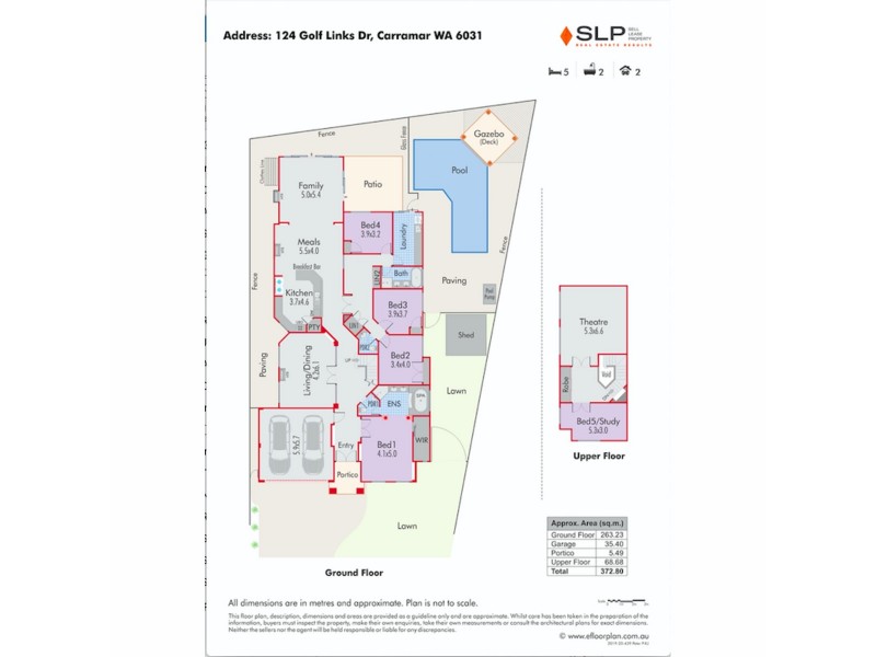 124 Golf Links Drive, Carramar WA 6031 Floorplan