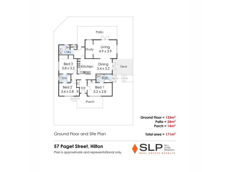 57 Paget Street, Hilton WA 6163 Floorplan