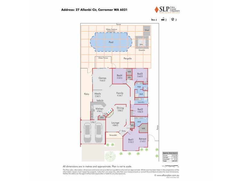 27 Allanbi Circle, Carramar WA 6031 Floorplan