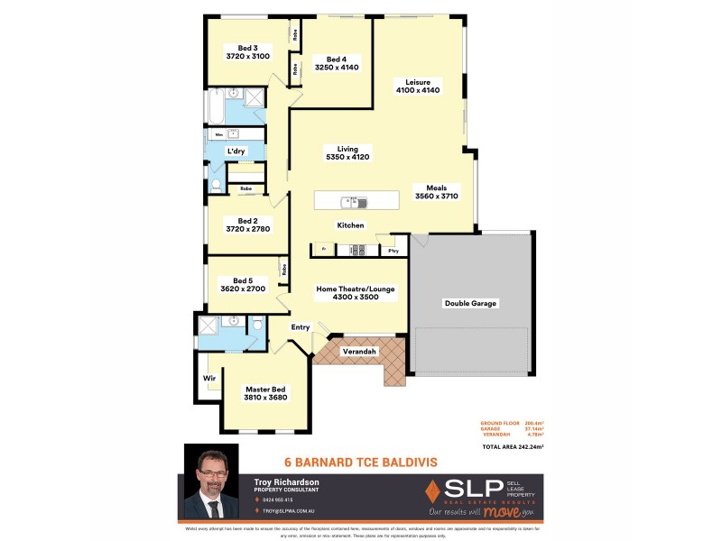 6 Barnard Terrace, Baldivis WA 6171 Floorplan