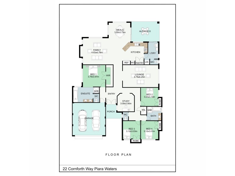 22 Cornforth Way, Piara Waters WA 6112 Floorplan