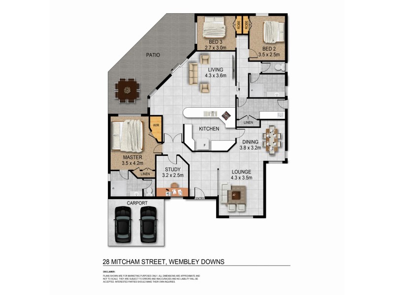 28 Mitcham Street, Wembley Downs WA 6019 Floorplan