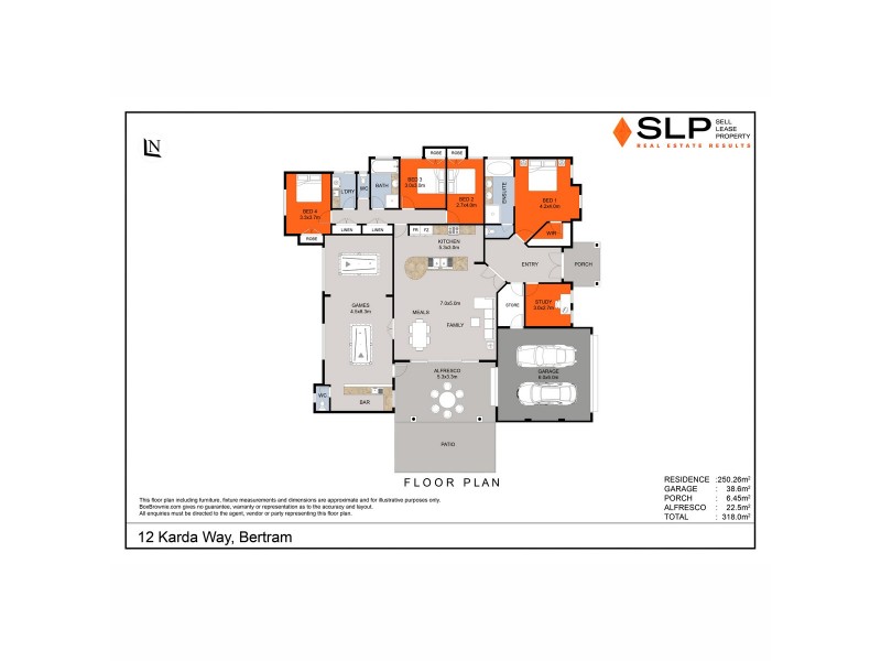 12 Karda Way, Bertram WA 6167 Floorplan